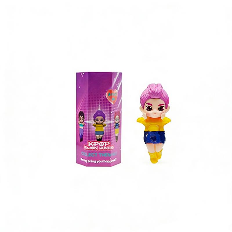 New K-pop Demon Hunters Angel Blind Box PVC Material Mini Anime Character Decoration Children's Christmas and Birthday Gifts