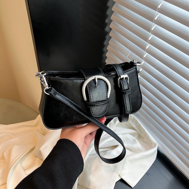 Popular bags women's new trendy niche shoulder underarm bag versatile messenger small square bag