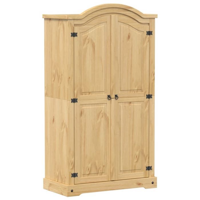 VidaXL Wardrobe Corona 102x52x186 Cm Solid Pine Wood, Storage Cabinet, Wardrobe Organizer, Closet, 4012154