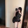 Sexy Spice Girl Slant Shoulder Contrasting Striped Short Sleeve T-Shirt Women's Summer New Slim Skinny Irregular Foreign Top