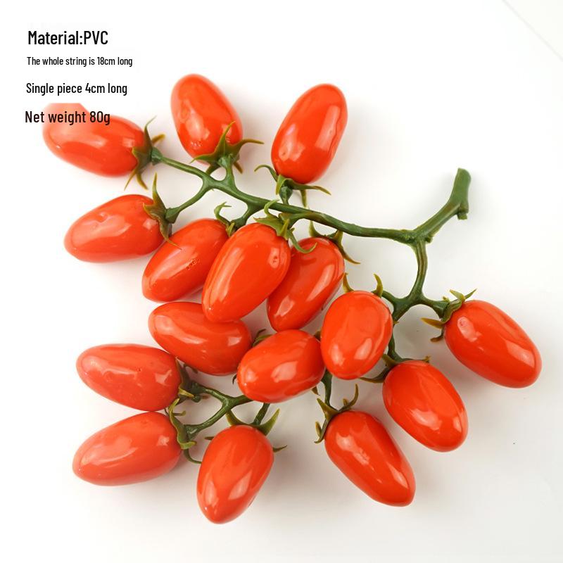 Seven-Color Foam Cherry Tomato Simulation for Display & Photography
