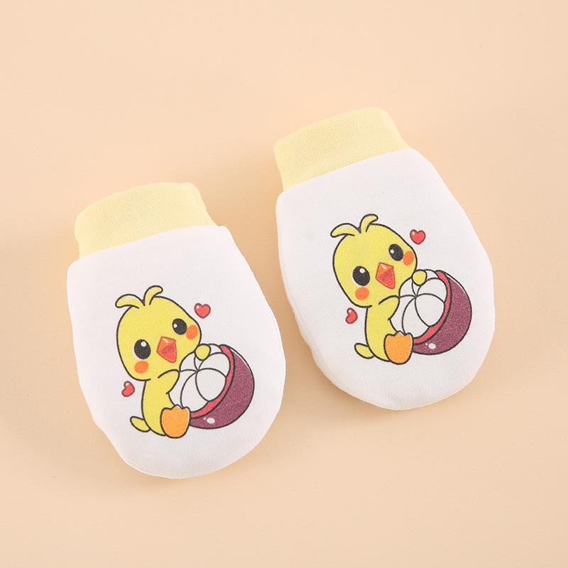 Gants Bébé Respirants en Maille Anti-Rayures - Mordables, Protection des Mains Printemps/Été pour Nouveau-nés