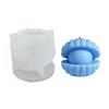3D Pearl Shell Silicone Candle Mold, DIY Shell-shaped Handicrafts, Gypsum Resin Cement Mold, Soap Chocolate Ice Cube Making Tool