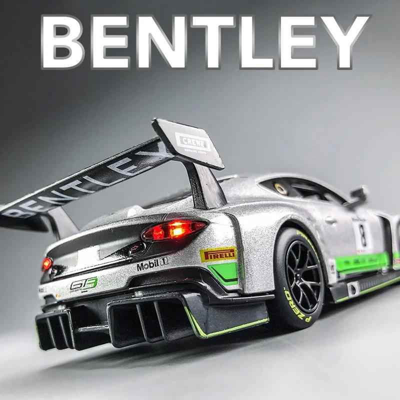 1/32 сплав мини-модель автомобиля Bentley GT3 металлическая игрушка литая и игрушечная техника инерционные детские игрушечные машинки для детей мальчик автомобиль подарок
