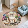 Textile Fabric Animals,Round Area Rug,Carpet Rug for Living Room Bedroom Sofa Playroom Decor,Non-slip Floor Mat