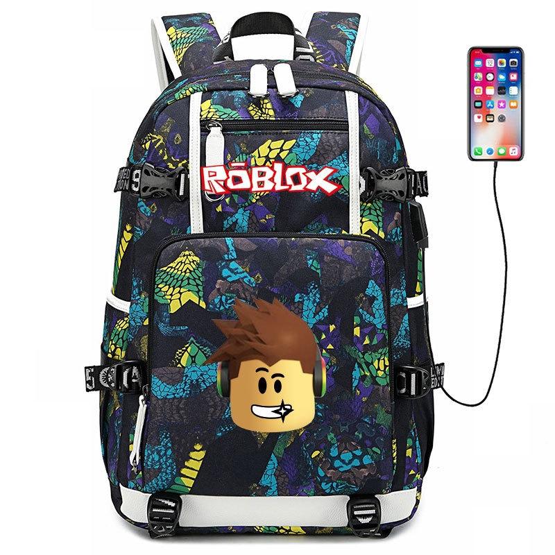 Roblox spēļu mugursoma Liela ietilpība Zēniem