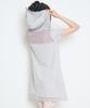 Iligo Lace Hoodie Dress Gray