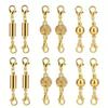 12pcs New Gold & Silver Magnet Connector Clasp Lobster Clasp DIY Jewelry Clasps Couple Magnetic Jewelry Extender Bracelets