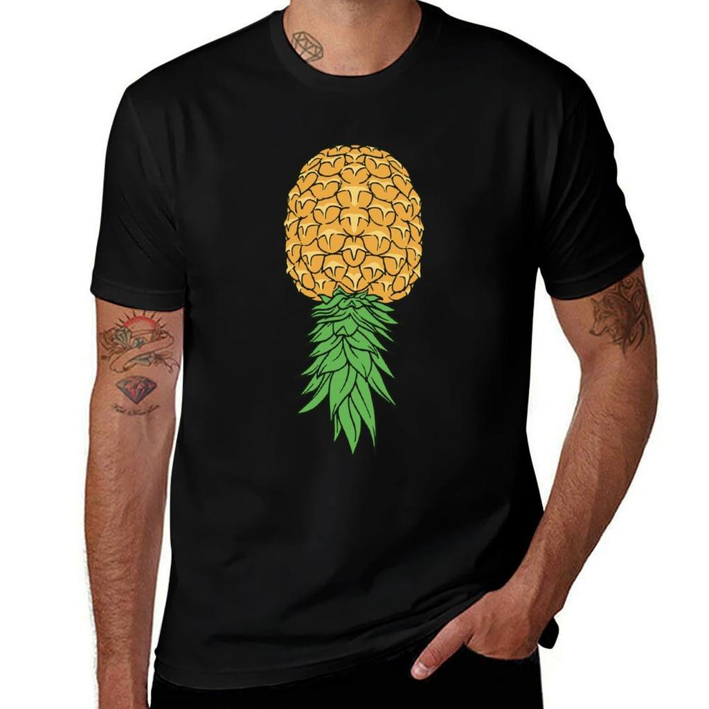 Poly The Pineapple Tshirt Urban Style Casual Short Sleeve Top