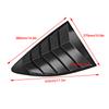 2pcs Rear Window Louvers Spoiler Carbon Fibre Texture Fit for Subaru BRZ 2013 2019