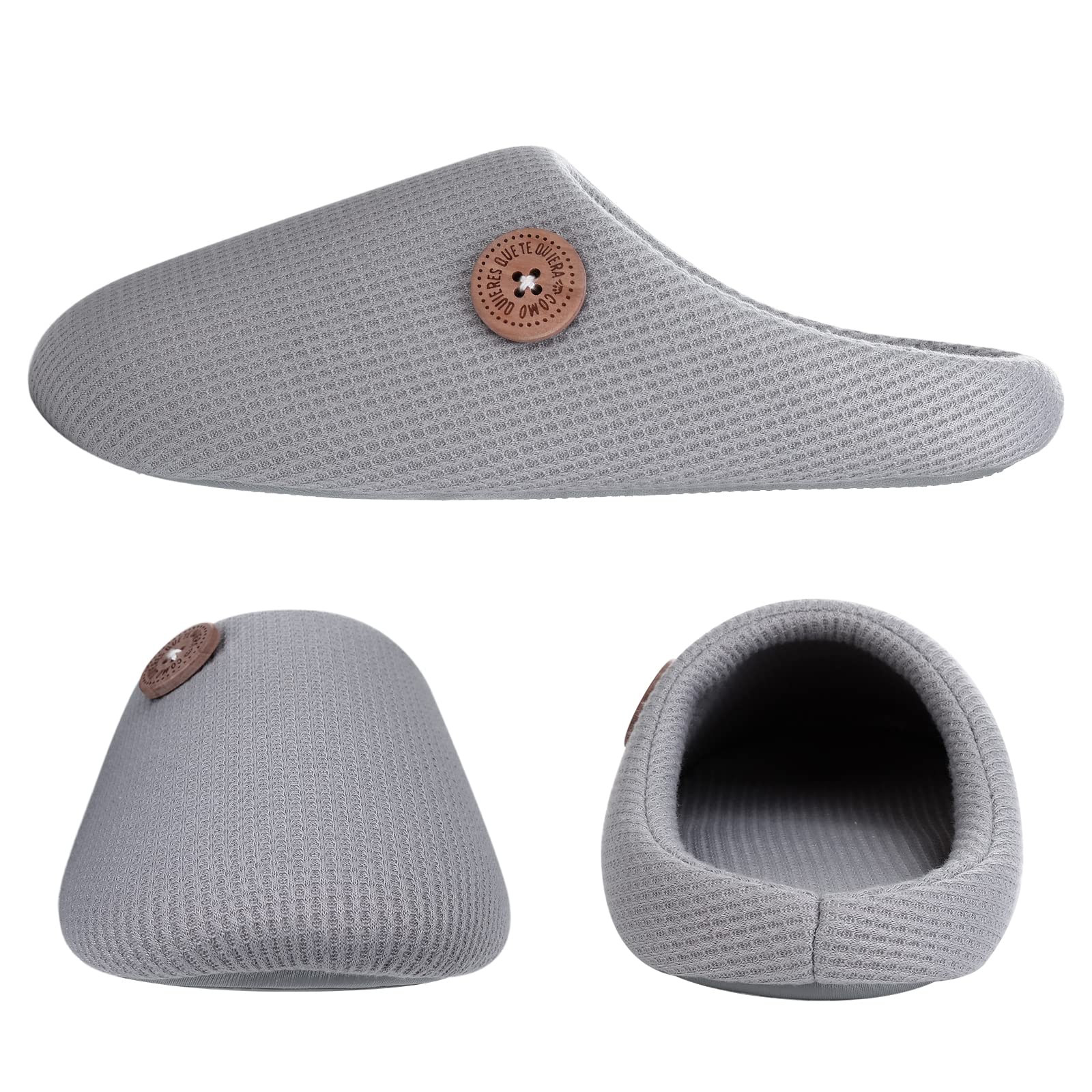 Модные теплые хлопковые тапочки Comwarm для женщин и мужчин — фото 5