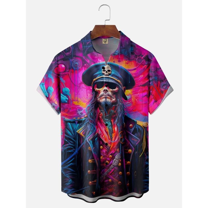 Hawaii Men's Shirt 3D Print Funny Cartoon Animal Short-sleeved Tops Summer Casual Men's Clothes Street fashion shirt for boys