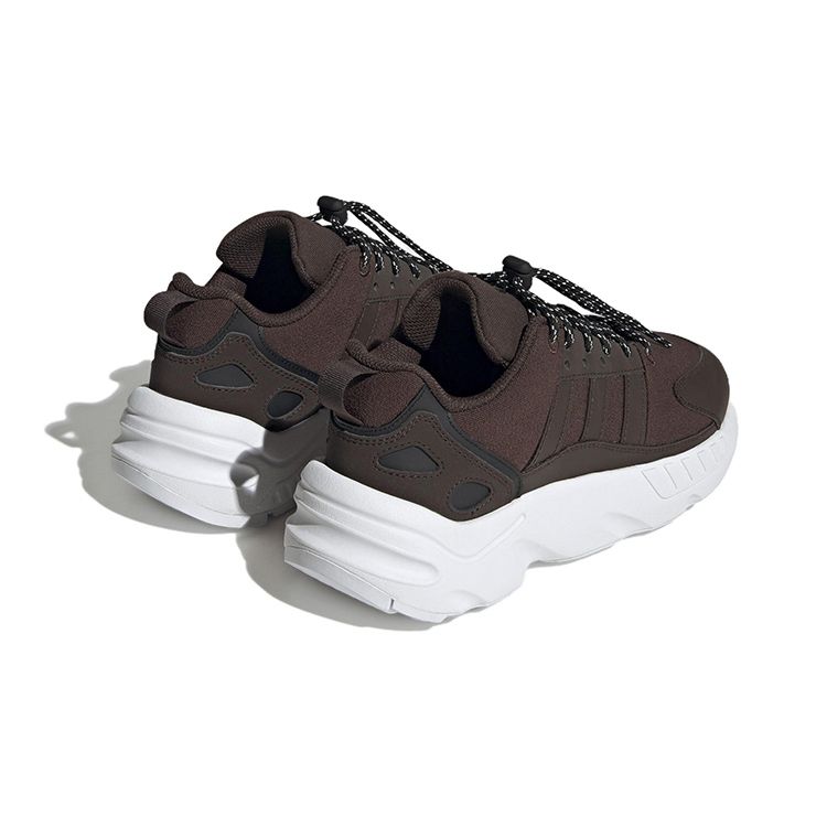 Adidas Originals ZX 22 Low-Top Sports Casual Shoes Kids Sneakers Brown HQ1578