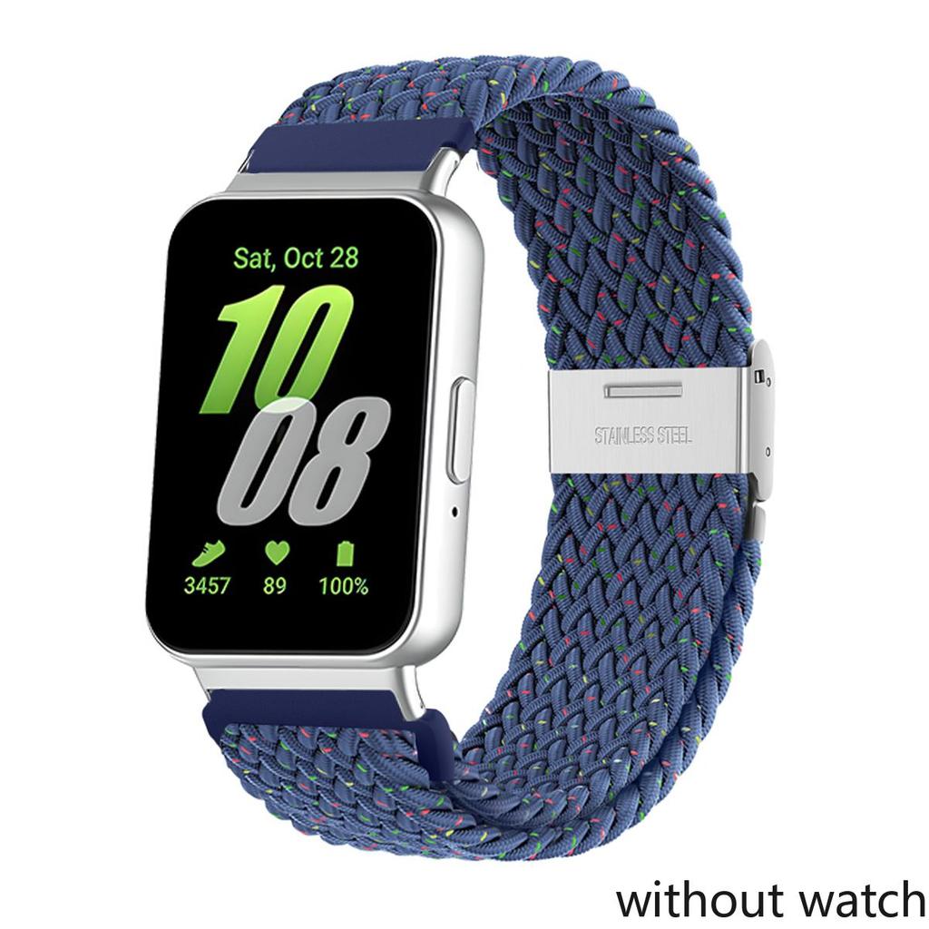 Braided Bands for Samsung Galaxy Fit 3 Sports Strap Adjustable Replacement Correa Nylon Bracelet for Samsung Galaxy Fit3 Band
