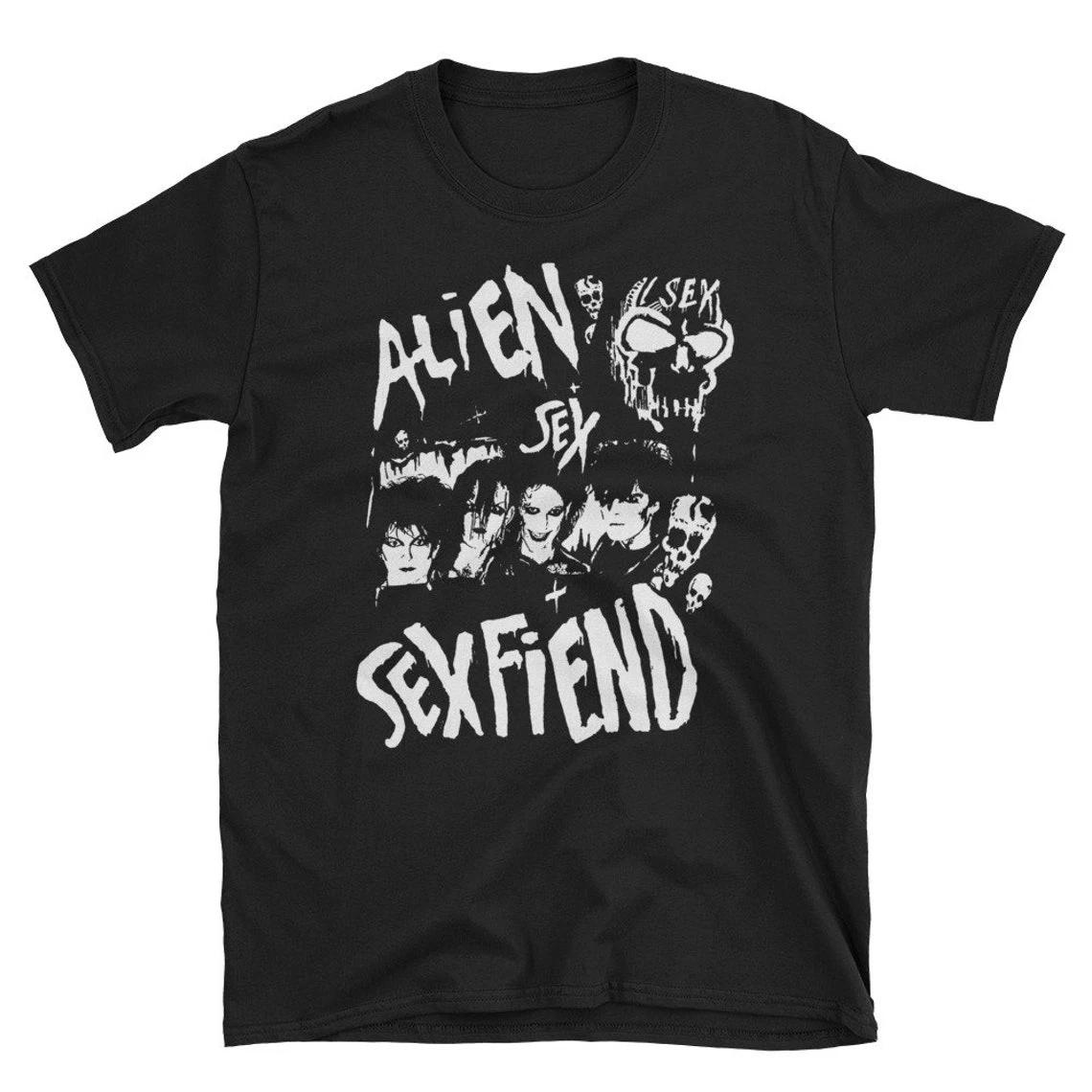 Alien Sex Fiend T-Shirt, Virgin Prunes, Christian Death, Sisters of , Unisex tee M