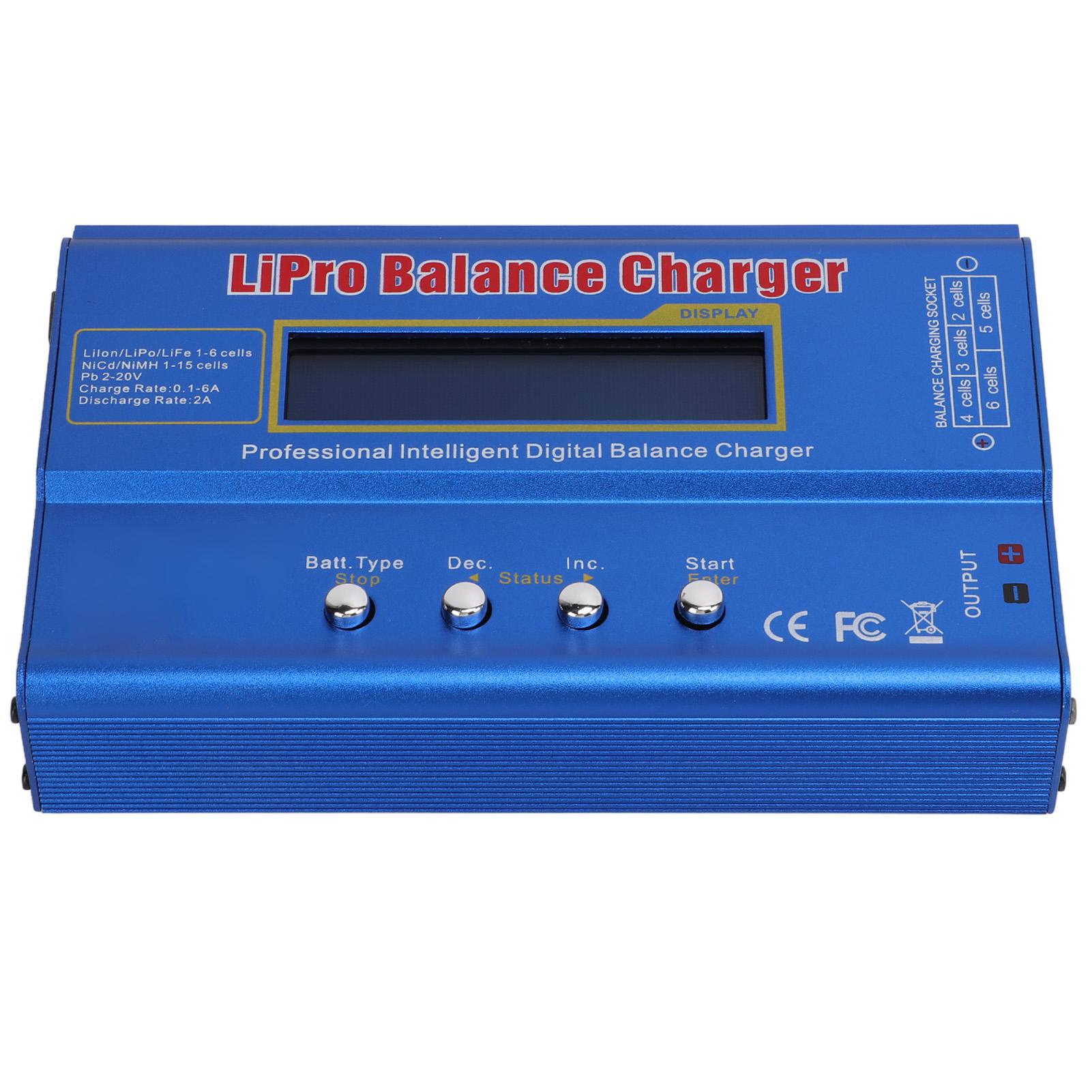 

Багатофункціональний зарядний пристрій B6 80 Вт для мультикоптера моделі літака з дистанційним керуванням