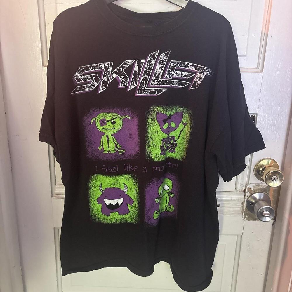 Новая футболка группы Skillet i feel like a monster Рождественский Подарок Унисекс S-5XL Футболка MD318 Унисекс Футболка L