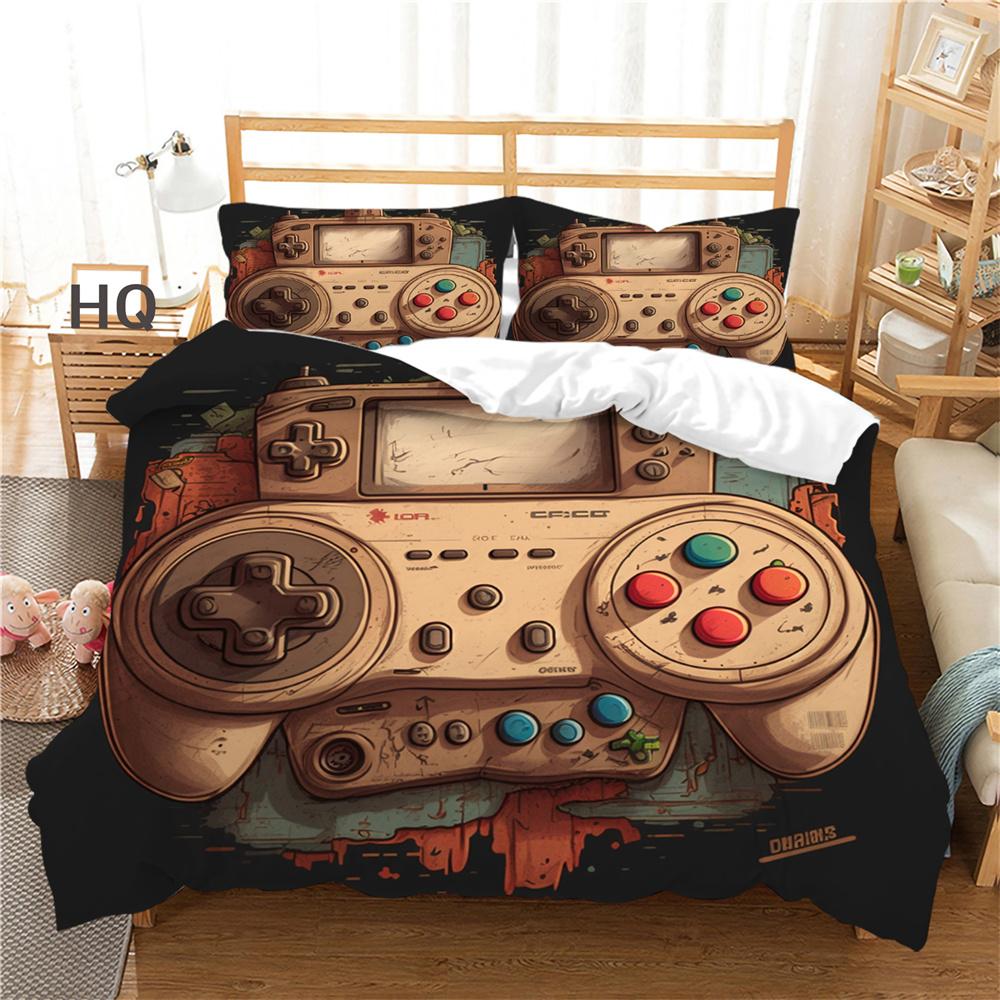 Trösterbezug-Set für Teenager, 3D-Spielekonsolen-Druck, Heimtextilien aus hochwertigem Polyester