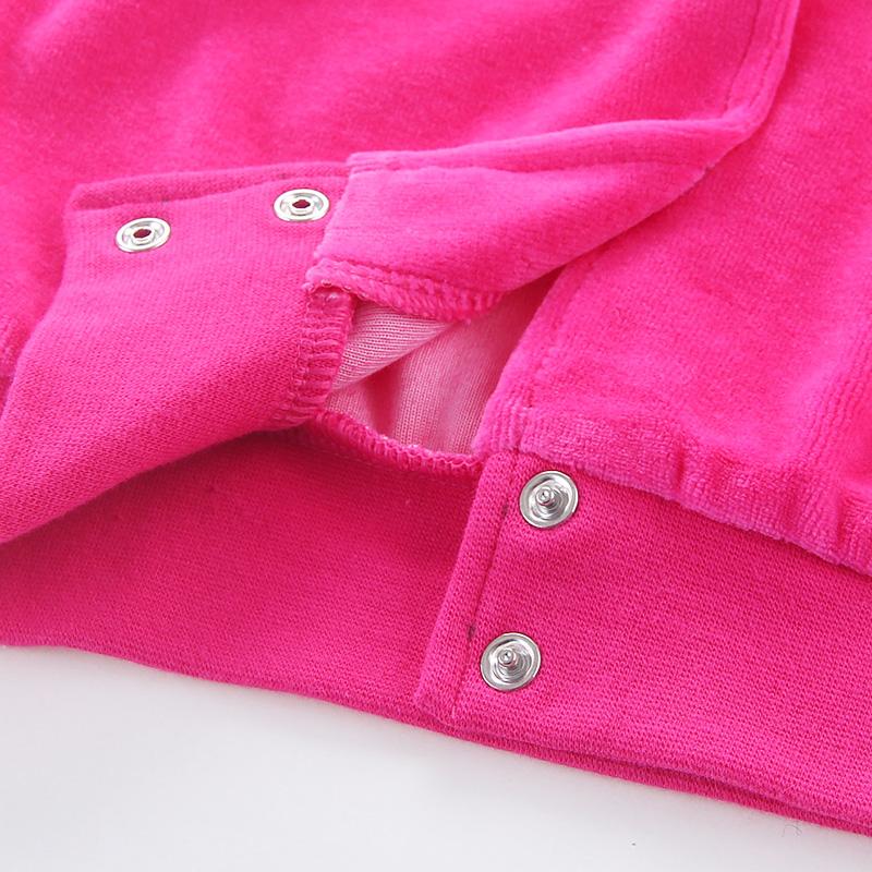 Newborn Girlss Infant Clothing Velvet Winter Spring Long Sleeve Trousers Set With Hat Buttons Embroidered Hot Drilling Lace Edge Kidswear Aapparel