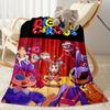 Digital Circus Blanket Warmthful Decor Suitable for Couch Seaside Bedding Four Seasons Universal Modern Style Perfect Gift for Relatives and Friends