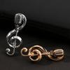 Music Note Microphone Brooches Fashion Metal Pins Special Badge for Women Men Student Musician Backpack Lapel Pin Jewelry