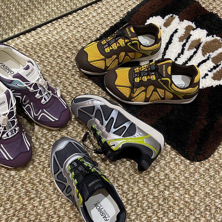 The Version Is Really Fragrant~ Summer's New Small Ballet Training Shoes for Women's 2025 One-pedal Non-slip Mountaineering Sneakers Tide