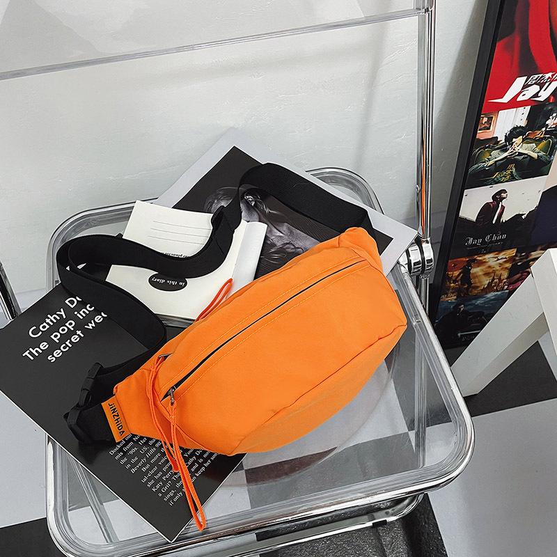 Crossbody bag men's trendy brand casual ins trendy fanny bag small satchel women's Hong Kong style shoulder bag summer versatile breast bag