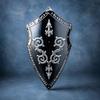 Medieval Stainless Steel Armor Shield Historical Knight LARP Battle Steel