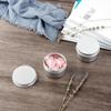New Round Aluminum Tin Can Screw Lid 50ML Capacity Threaded Aluminum Box 80ML Capacity Aluminum Aluminum Container for Candles