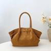 Fashi Solid Casual Luxury Leather Ladies Tote Bags High Quality Versatile Shoulder Bag for Women Simple Commute Top-Handle Bag