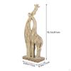 Giraffstaty Hartsfigur Modern Mittpunkt Kreativ Gåva Djurskulptur Bordsdekoration för