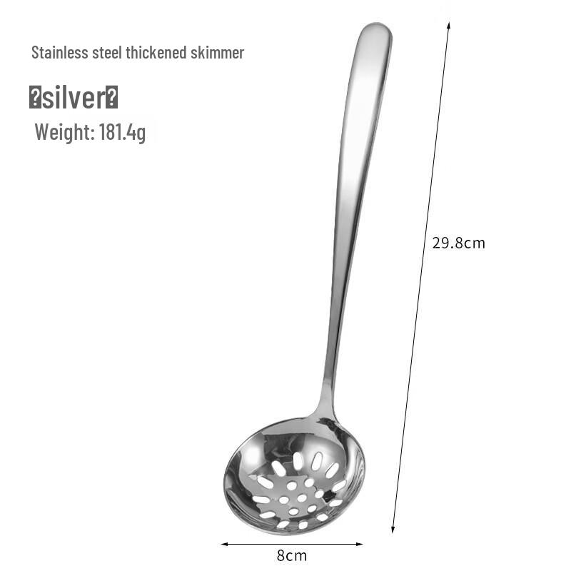 Utoo Edelstahl-Suppenlöffel-Set