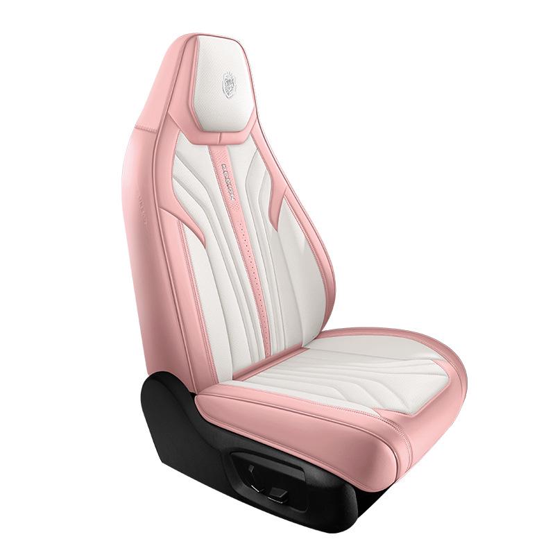 Leather Headrest Car Seat Cushion for BYD Dolphin, Song, Qin Plus DMi Pro EV - Universal Fit