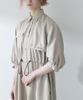 AVIREX STORM FLAP LONG SHIRT DRESS WOMEN'S F 040 beige 783-4220603