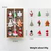 New Christmas Decoration Glass Snowman Old Man Christmas Tree Pendant Christmas Gift Decoration Hanging Decoration