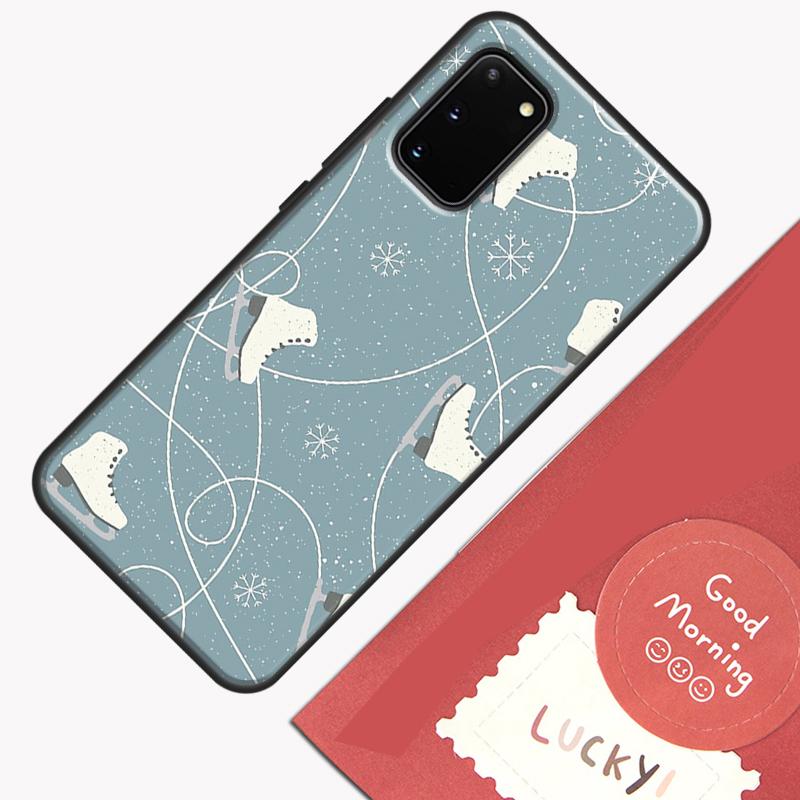 Figure Skating Ice Skating Phone Case For Samsung Galaxy S26 S25 S24 S20 S21 S22 S23 Ultra S10 Plus S25 FE Cover Shell