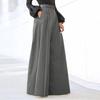 Womens' Comfy Baggy Trousers With Pockets Fashion Wide Leg Trousers Elegant Party High Waist Pants For Fine Woman Feminina