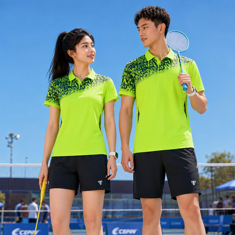 CENPIN Unisex Quick-Dry Polo Sport T-Shirt