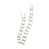 Wooden Rope Ladder Wall Hanging Wooden Branch Ladder with Wall Rope Hanging Ornament for Home Decoration DIY Crafts