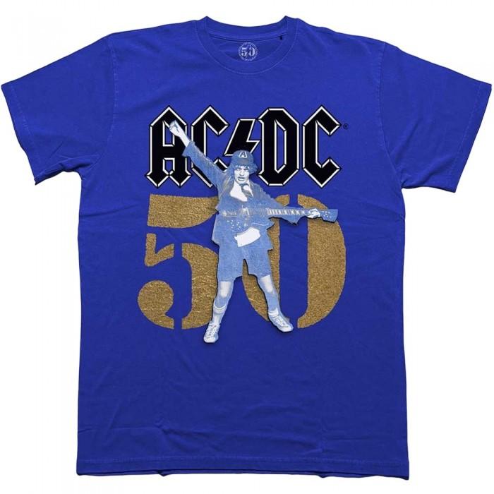 AC/DC Unisex Adult Gold Fifty T-Shirt