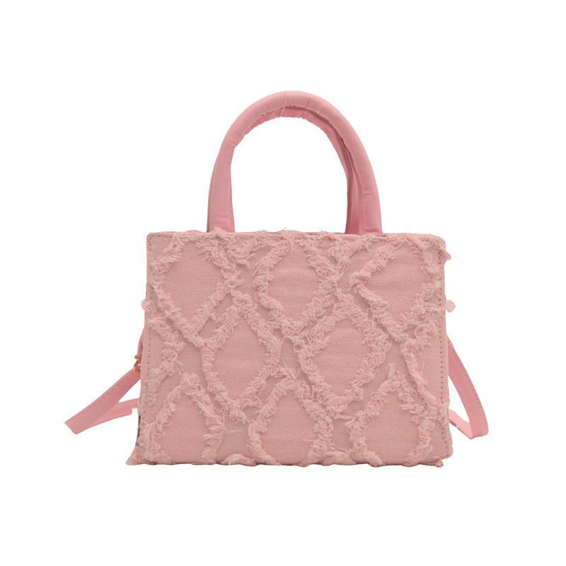 2024 Trendy Simple Small Square Bag Vintage Handbag Casual Crossbody Bag For Women