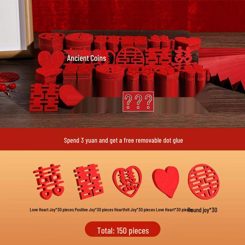 Double Happiness Wedding Bed Decor: Hand-Thrown Fruit Plate & Creative Scattering Decoration