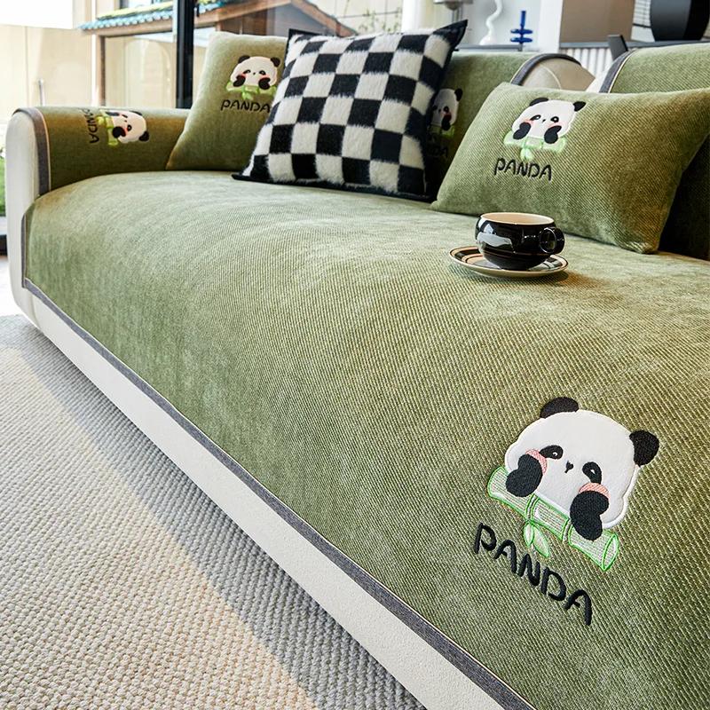 Luxuriöses Chenille Sofakissen Neu Vier Jahreszeiten Universell Rutschfest Und Staubdicht Für Wohnzimmerdekoration Sofakissen