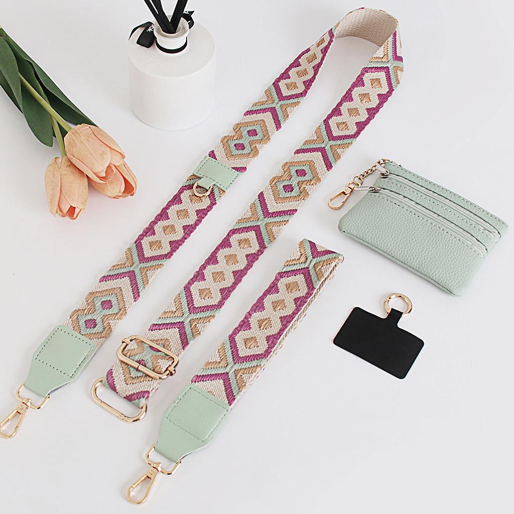 Adjustable Phone Strap Multifunctional Phone Strap Clip and Go Strap Phone Strap with Zippered Pouch Easy to Use