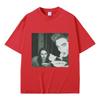 Funny Twilight Edward and Bella Eating Noodles In The Forest Tshirt Robert Pattinson Meme Tshirt Unisex Vintage Oversized T Shirts