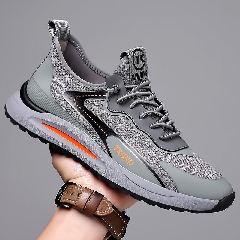

Lightweight shock-absorbing summer sandals fly-woven sneakers sweat-absorbing and wear-resistant outdoor running shoes 2025 men s dad mesh shoes 44