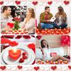 9/18Pcs Heart Shaped Candles Aromatherapy Candle For Valentines' Day Confession Birthday Wedding Gift Home Party Table Decor