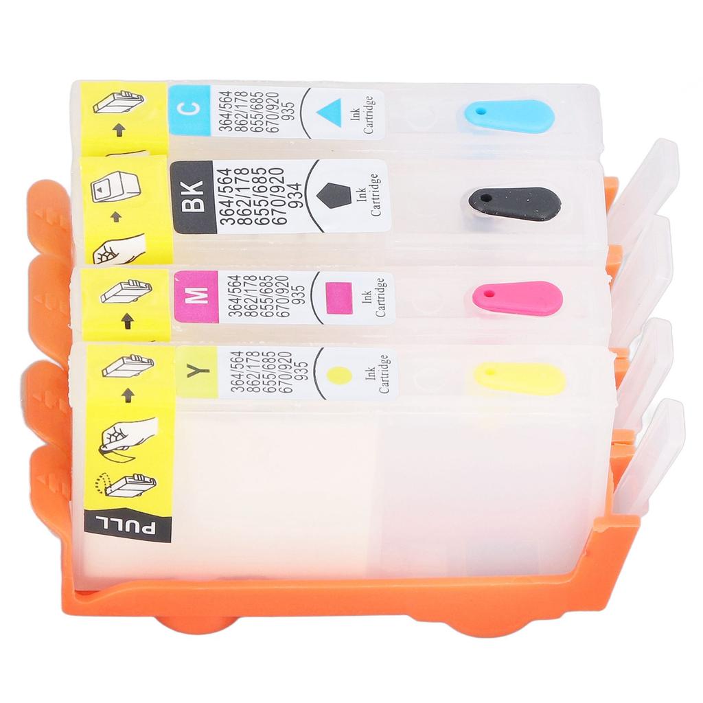 4 ΤΕΜ. Φυσίγγιο Μελάνης Εκτύπωσης Inkjet Αναπλήρωσης Κουτί Αντικατάστασης Αξεσουάρ Εκτυπωτή για HP Officejet Pro