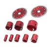 Diamond Core Drill Angle Grinder Blades Brazed Hole Saw Set for Glass Marble Granite M14 Thread