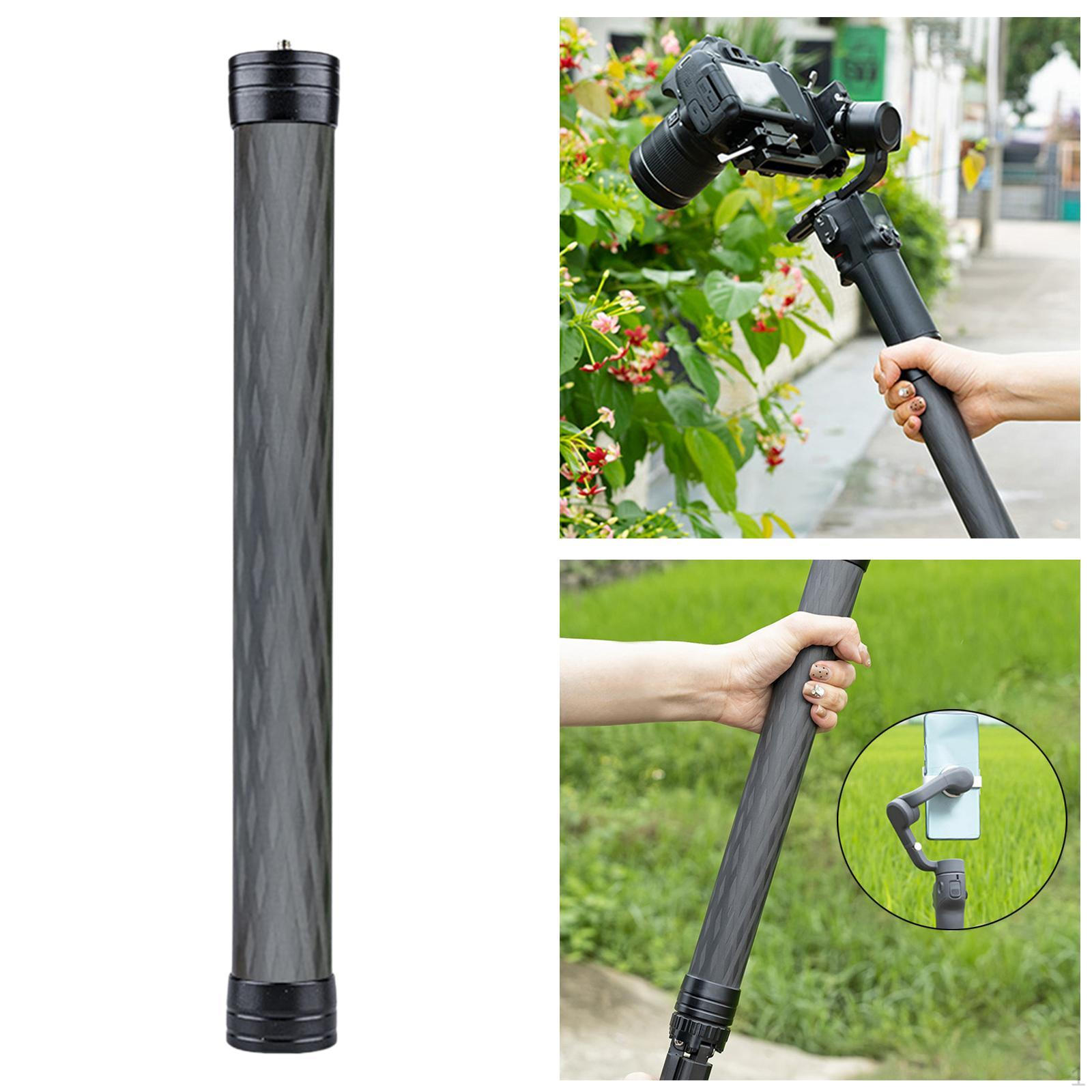 

Удлинитель для камеры Аксессуары для крепления камер Легкая переноска Удлиненный стержень из углеволокна 35cm